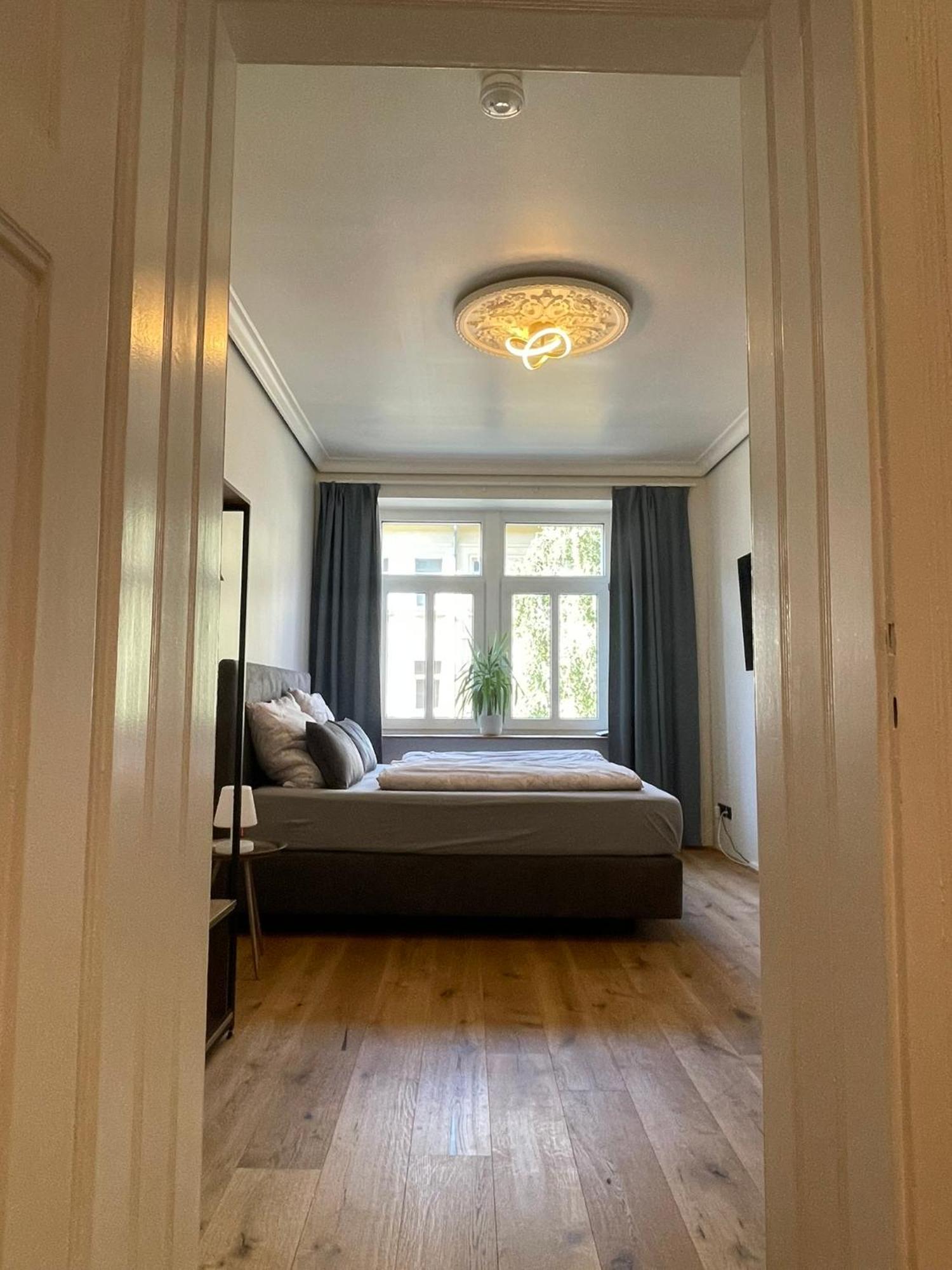 Soul-Apartment Balkon Privatparkplatz 2 Boxspringbetten 55Zoll Tv Wlan Λειψία Εξωτερικό φωτογραφία