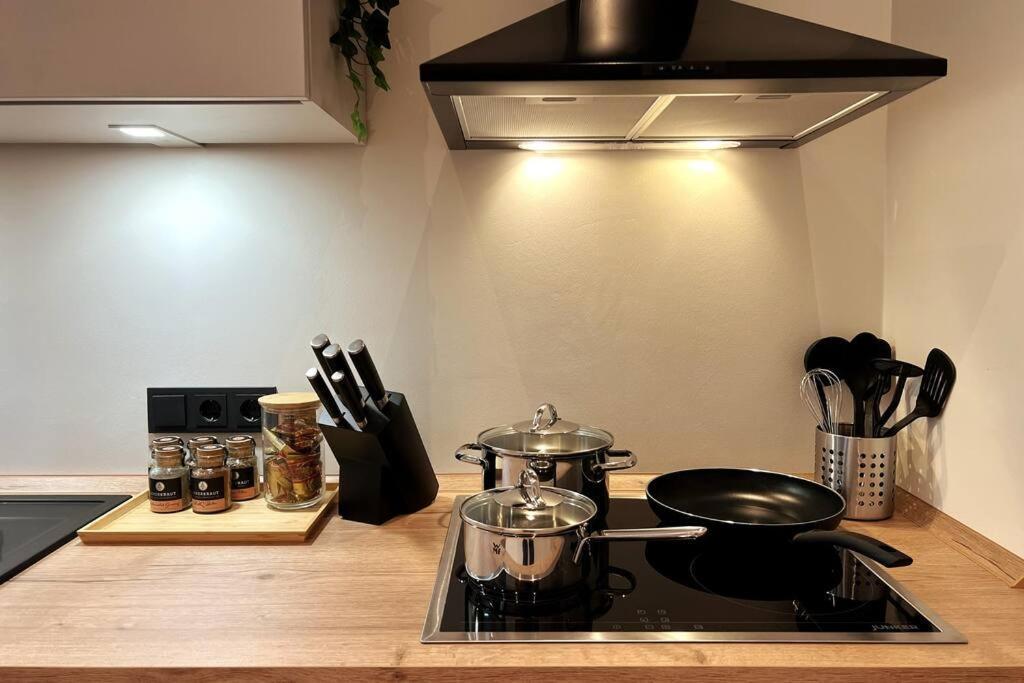 Soul-Apartment Balkon Privatparkplatz 2 Boxspringbetten 55Zoll Tv Wlan Λειψία Εξωτερικό φωτογραφία