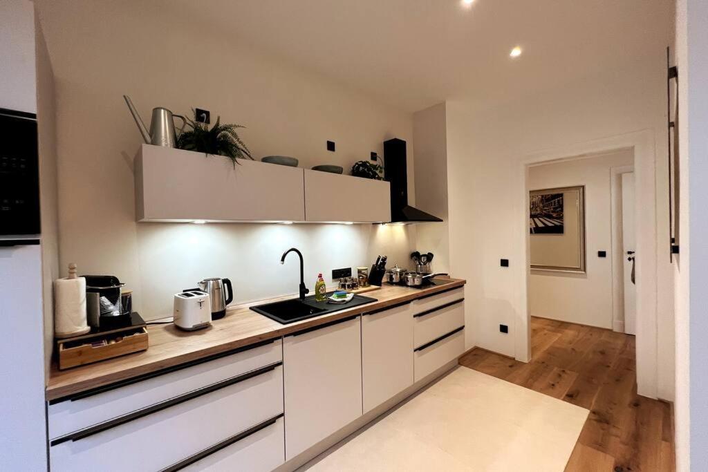 Soul-Apartment Balkon Privatparkplatz 2 Boxspringbetten 55Zoll Tv Wlan Λειψία Εξωτερικό φωτογραφία