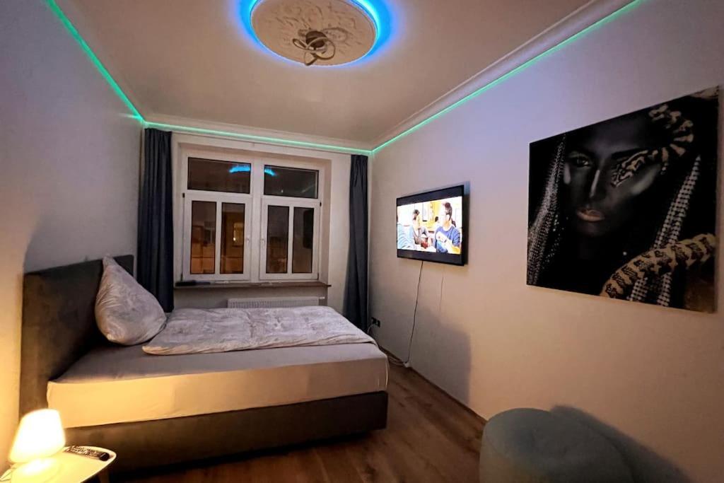 Soul-Apartment Balkon Privatparkplatz 2 Boxspringbetten 55Zoll Tv Wlan Λειψία Εξωτερικό φωτογραφία